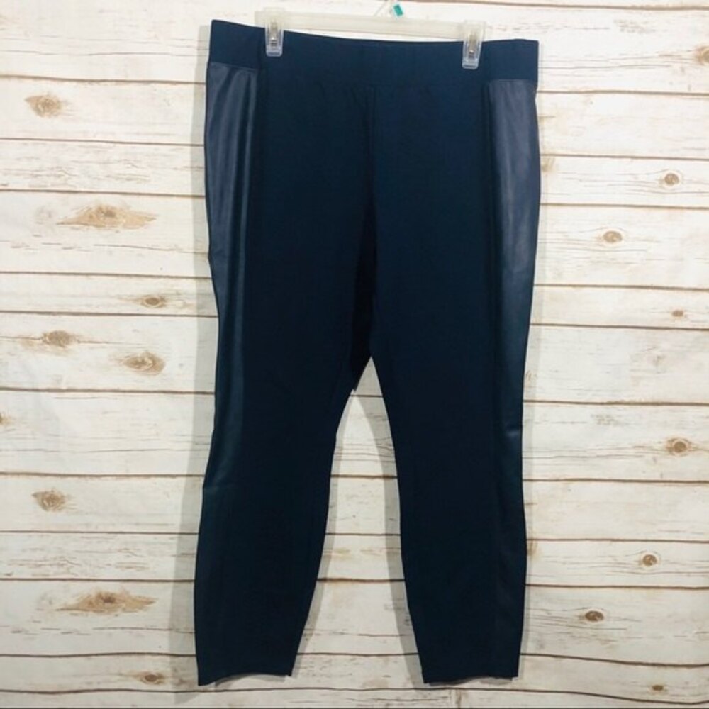 H by Halston women’s navy blue‎ elastic waist pants size 16P